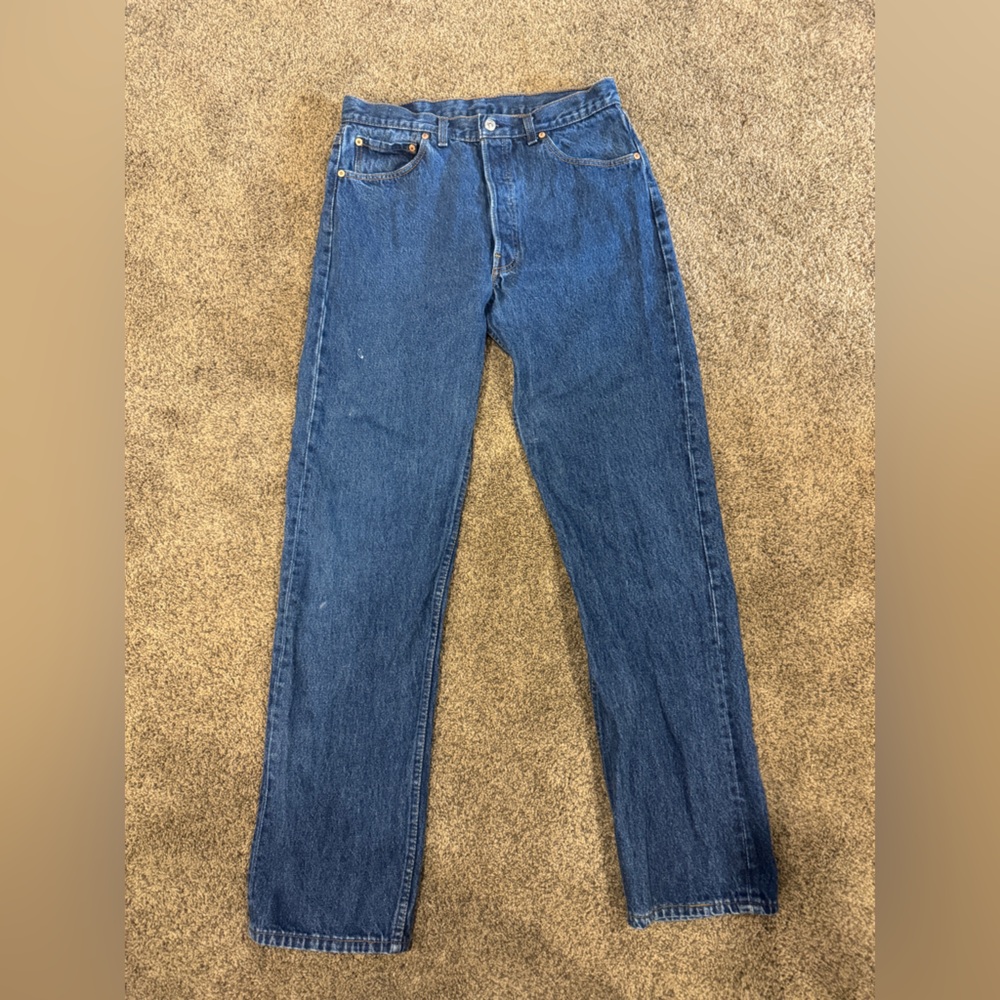 Levi's Original 501 Straight Leg Original Blue Denim Jeans